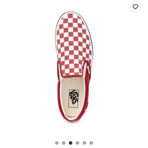 Vans Slip-On Checkerboard Skate Shoe - Chili Pepper